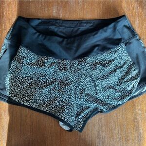 Nike Dri-Fit Shorts Black and White Patterned